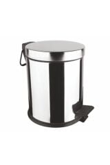 Pedallı 3 Litre Çöp Kovası 430 Kalite Paslanmaz Çelik