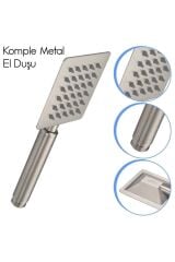 Paslanmaz 304 Çelik Kireç Kırıcı Sistemli Duş Başlığı El Duşu
