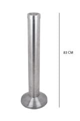 Boru Tipi Yerden Küllük 304 Kalite Paslanmaz Çelik 83 Cm
