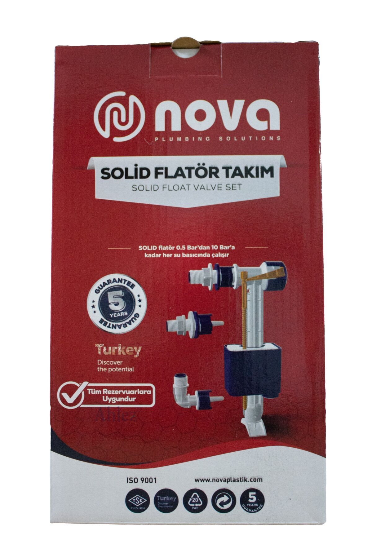 Nova Solid Tüm Rezervuarlara Uyumlu Flatör Takım