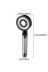 Filtreli Duş Başlığı 5 Yedek Filtre | Su Arıtmalı, Klor Ve Kireç Önleyici, Yüksek Basınçlı