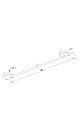 Inci Mat Siyah Uzun Havluluk 46 Cm
