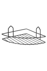 Mat Siyah Tekli Süngerlik Şampuanlık 20x20 Cm