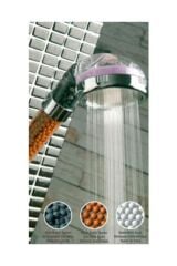 Su Tasarruflu Arıtmalı Duş Başlığı + 150 Cm Duş Hortumu + Duş Askısı