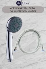 Caprice Duş Başlığı Banyo Pvc Duş Hortumu Spirali Duş Takımı Duş Seti