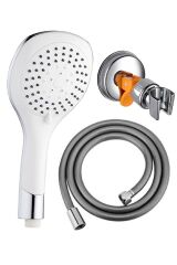 Bianco 3 Fonksiyonlu Duş Başlığı Vakumlu Mafsal Vera Pvc Duş Hortumu Duş Seti