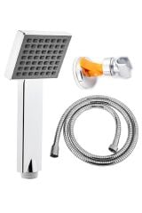 Quadro Duş Başlığı + Vakumlu Mafsal + Duş Hortumu Duş Takımı