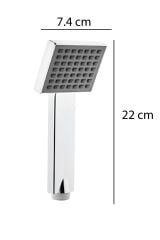 Quadro Kare Mafsallı Duş Takımı Duş Seti Duş Takımı