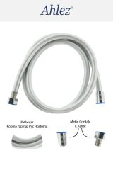 Gri Pvc Banyo Duş Hortumu Spirali 150 Cm Yüksek Kaliteli Patlamaz