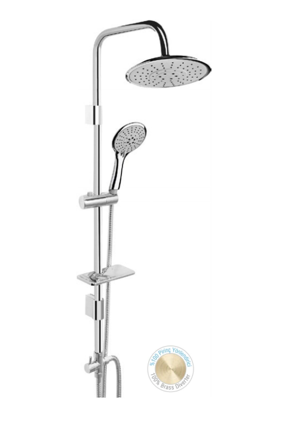 Krista Tall Kombine Tepe Duş Seti