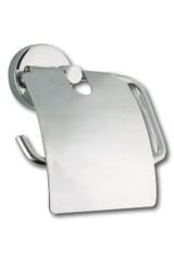 Lüx Krom Kapaklı Tuvalet Kağıtlık