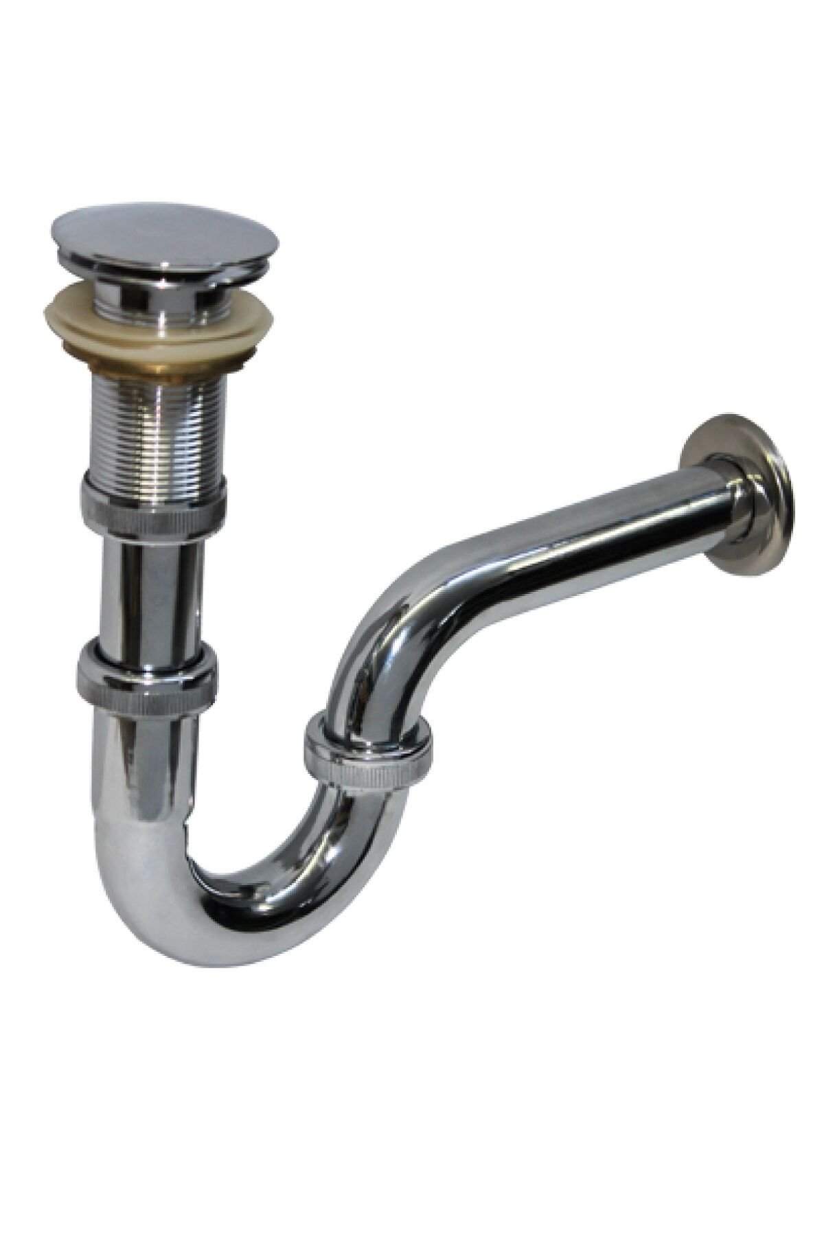 Aç Kapa Pop Uplı U Borulu Lavabo Sifonu