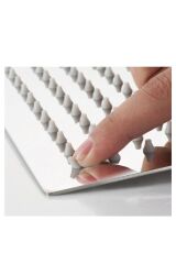 20x20 Cm Paslanmaz Kare Ultra Ince Tepe Duş Başlığı