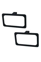 Black City Siyah Yuvarlak Havluluk 4 Adet