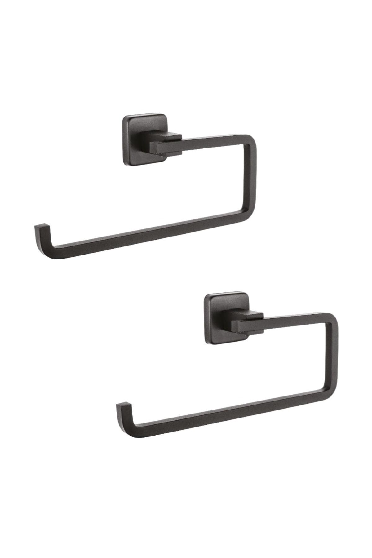 Kare Mat Siyah Kağıt Havluluk 2 Adet