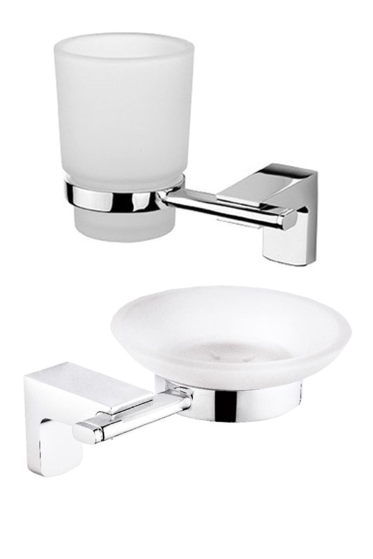 Premium Diş Fırçalık + Sabunluk Ikili Banyo Seti