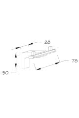 Premium Uzun Havluluk + Yuvarlak Havluluk + Ikili Askılık Banyo Seti