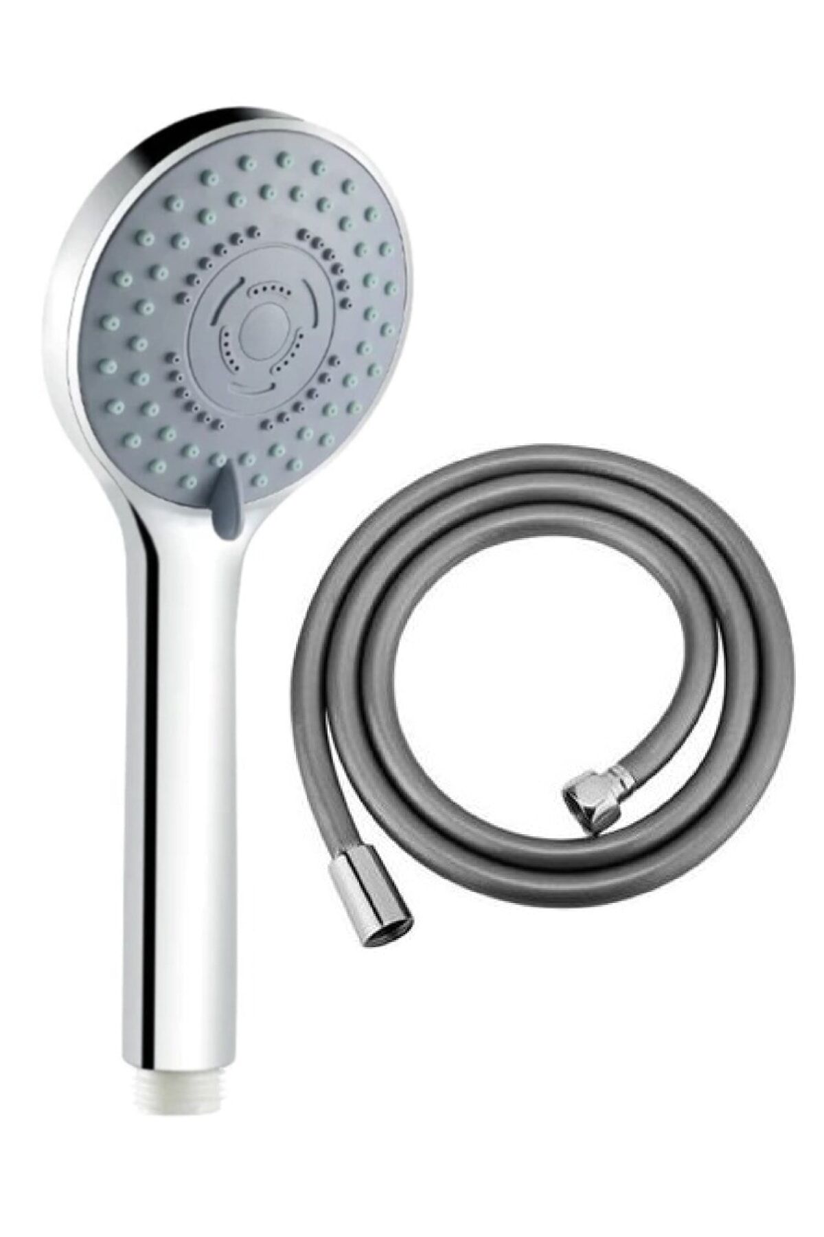 Solid 5 Fonksiyonlu Duş Başlığı + Pvc Hortumu Duş Takımı Duş Seti