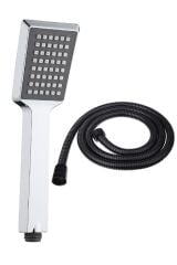 Arya Duş Başlığı + Siyah Duş Hortumu Duş Takımı Duş Seti