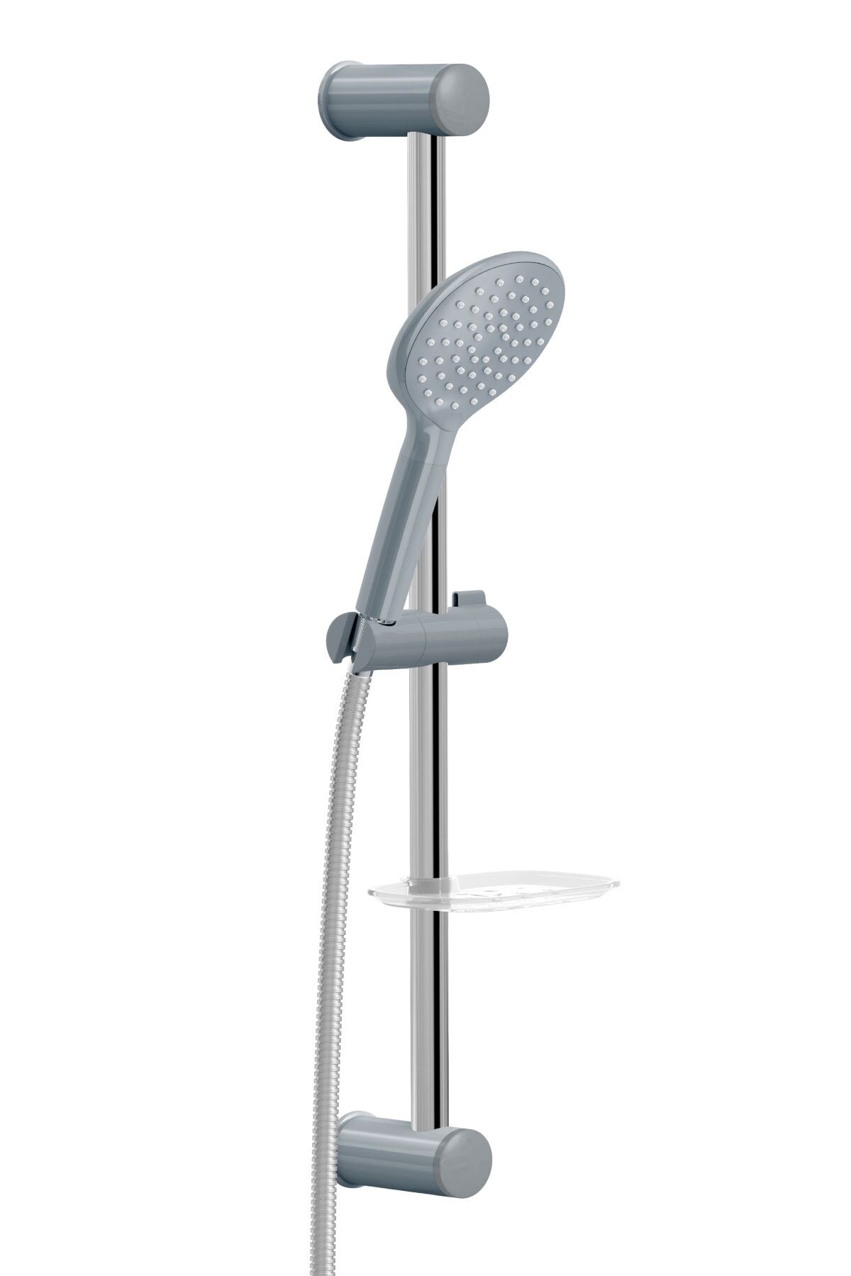 Rain Deluxe Gri Orion Sürgülü Duş Takımı Duş Seti
