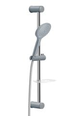 Rain Deluxe Gri Orion Sürgülü Duş Takımı Duş Seti