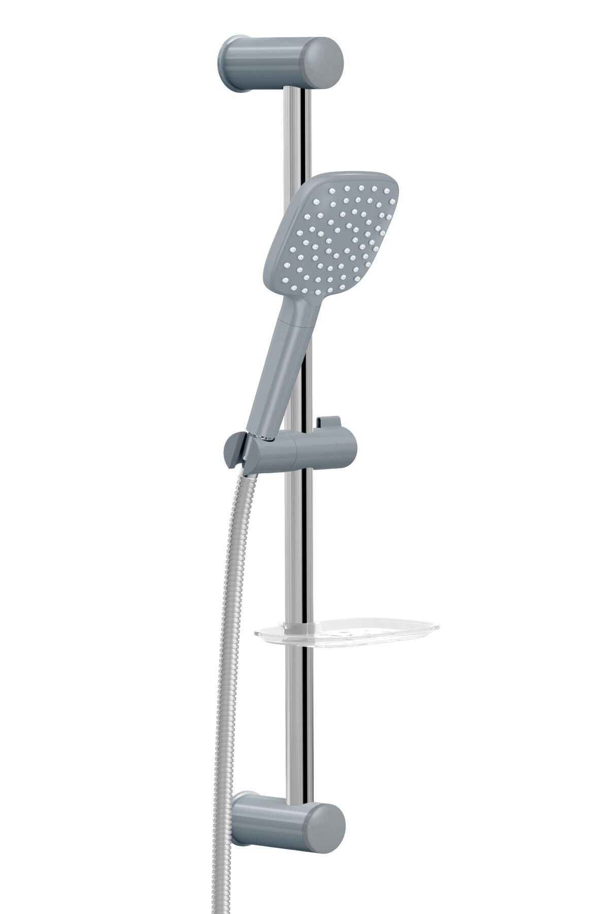 Rain Aqua Gri Orion Sürgülü Duş Seti Duş Takımı