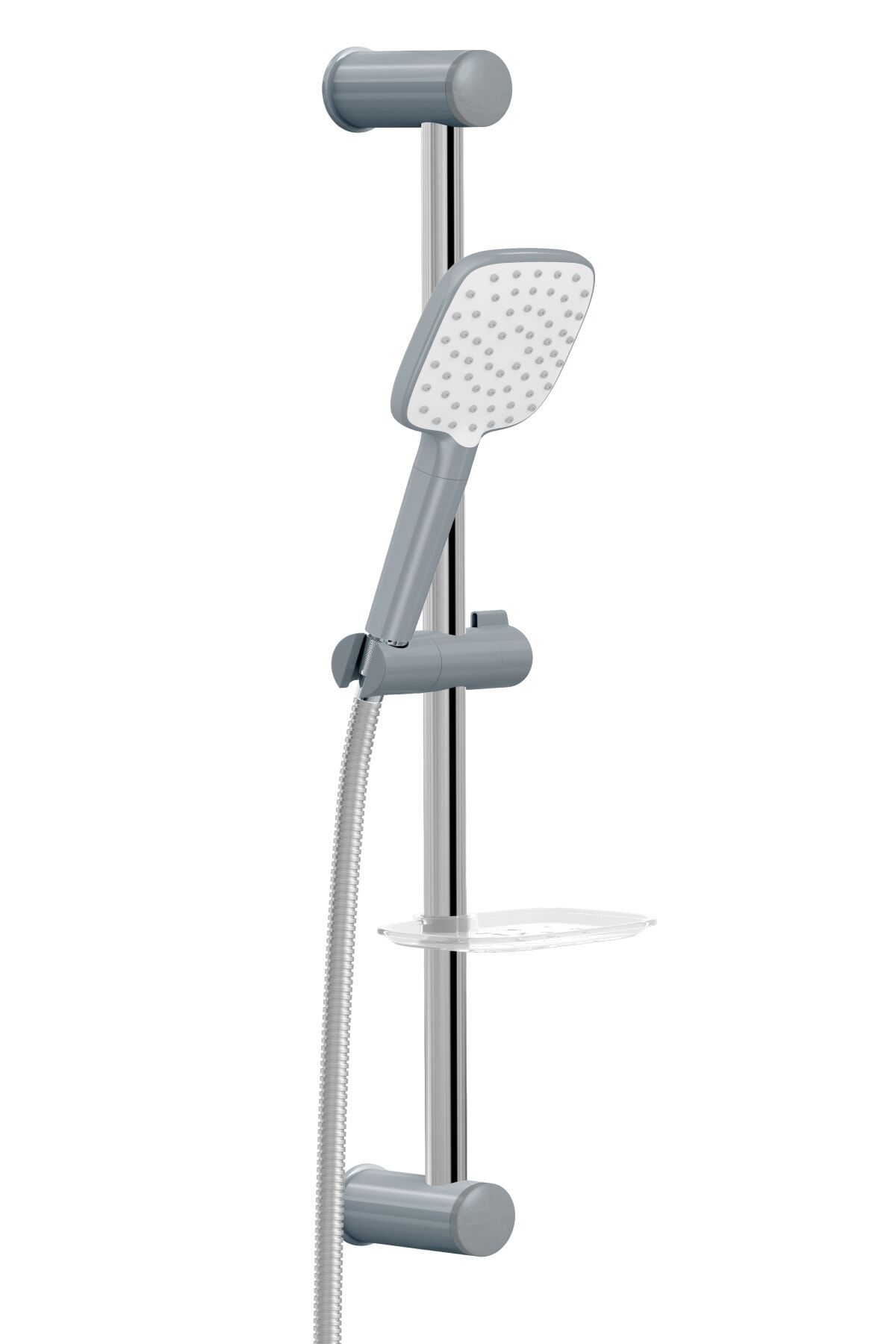 Rain Aqua Neo Gri Sürgülü Duş Sistemi Duş Takımı