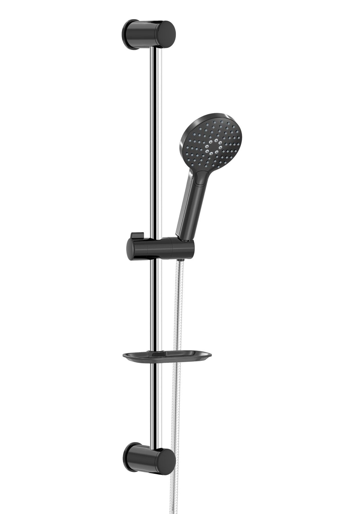 Rainmax 3 Fonksiyonlu Siyah Sürgülü Duş Sistemi Duş Takımı