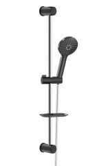 Rainmax 3 Fonksiyonlu Siyah Sürgülü Duş Sistemi Duş Takımı