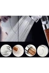 Su Tasarruflu Arıtmalı Duş Başlığı + Vera Pvc Hortum + Duş Askısı Duş Seti