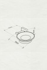 Mat Siyah Diş Fırçalık + Sabunluk + Ikili Askılık Banyo Seti