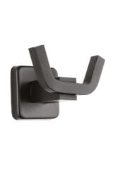 Mat Siyah Diş Fırçalık + Sabunluk + Ikili Askılık Banyo Seti