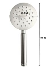 Lite Paslanmaz Duş Başlığı + Siyah Duş Hortumu Duş Takımı Duş Seti