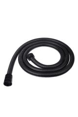 Lite Paslanmaz Duş Başlığı + Siyah Duş Hortumu + Vakumlu Mafsal Duş Takımı