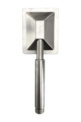 Shine Krom Paslanmaz Duş Başlığı + Duş Hortumu + Vakumlu Mafsal Duş Takımı