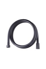 Shine Siyah Paslanmaz Duş Başlığı + Siyah Pvc Duş Hortumu Duş Takımı Duş Seti