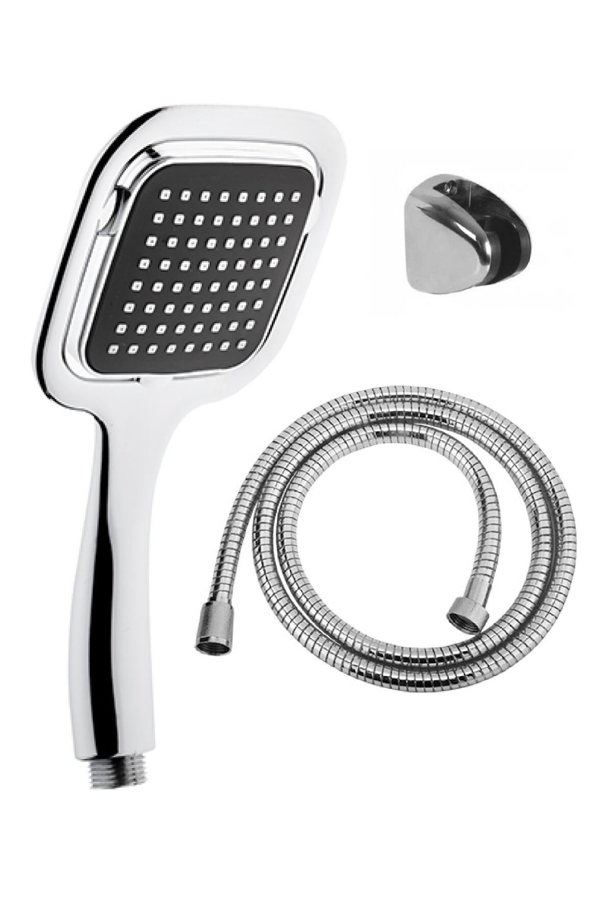 Elite Duş Başlığı + Duş Hortumu + Mafsal Duş Takımı Duş Seti