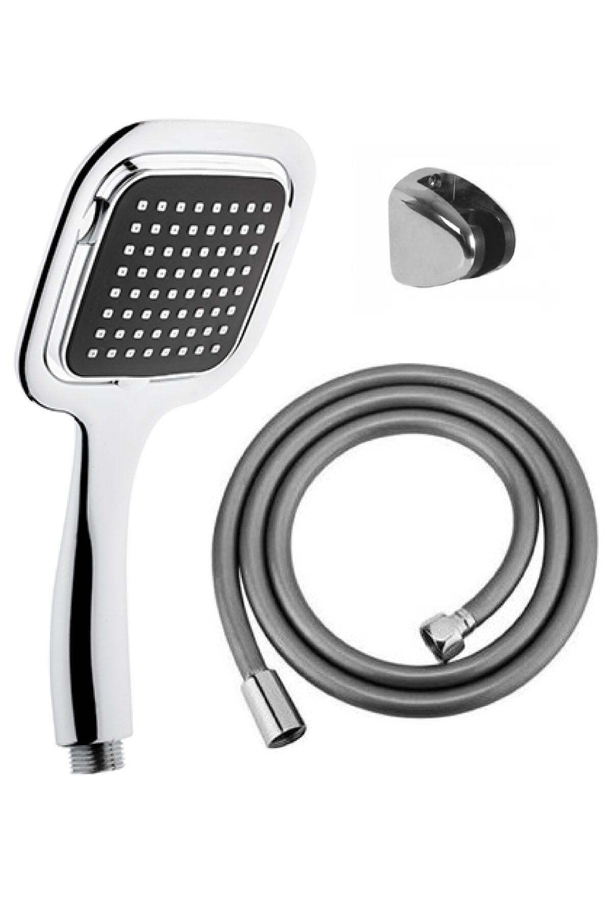 Elite Duş Başlığı + Pvc Duş Hortumu + Mafsal Duş Takımı Duş Seti