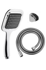 Elite Duş Başlığı + Pvc Duş Hortumu + Mafsal Duş Takımı Duş Seti