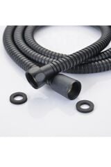 Elite Duş Başlığı + Siyah Duş Hortumu Duş Takımı Duş Seti