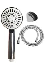 Marin 5 Fonksiyonlu Duş Başlığı + Duş Hortumu + Mafsal Duş Takımı Duş Seti