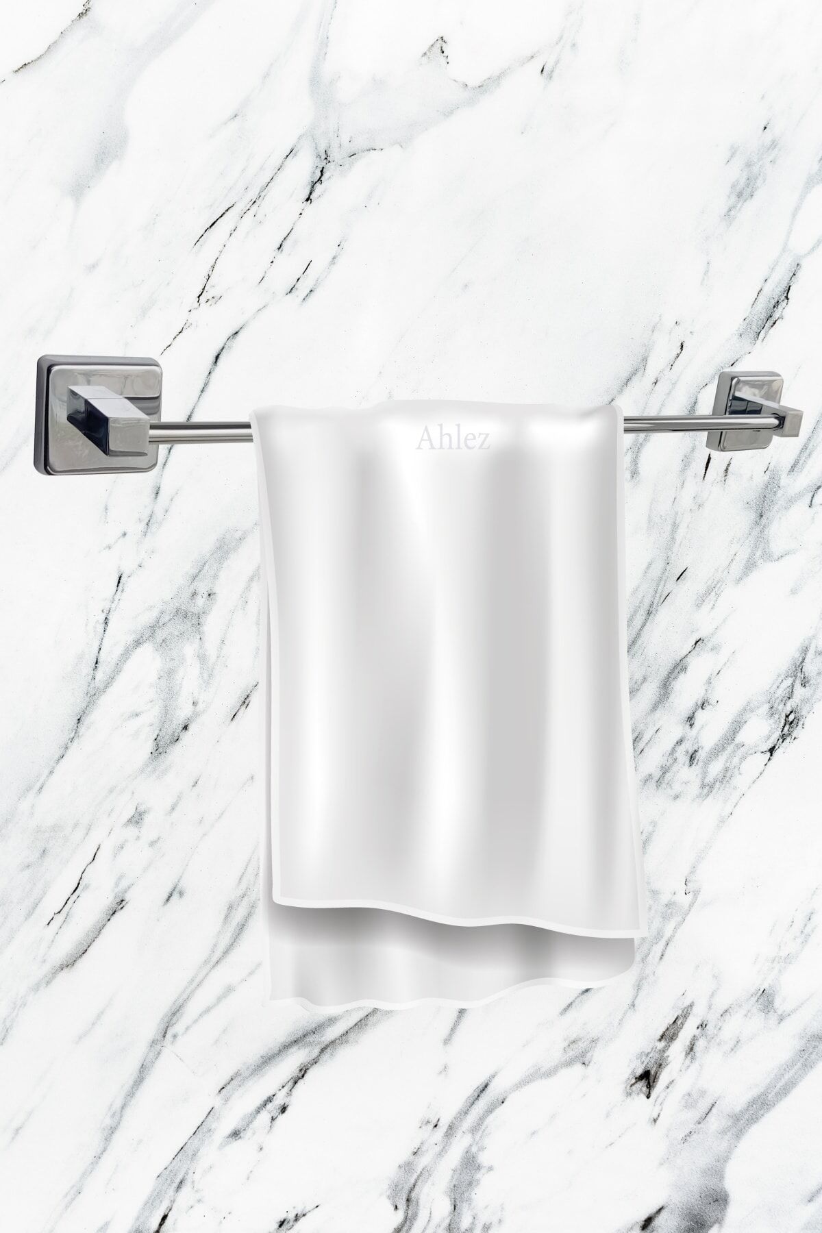 Pasifik Kare Paslanmaz Banyo Uzun Havluluk