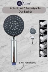 Luna 5 Fonksiyonlu Duş Başlığı Poşet Ambalaj