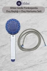 Gediz 5 Fonksiyonlu Duş Başlığı + Spiral Duş Hortumu Duş Takımı Duş Seti