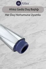Gediz 5 Fonksiyonlu Duş Başlığı + Pvc Duş Hortumu Duş Takımı Duş Seti