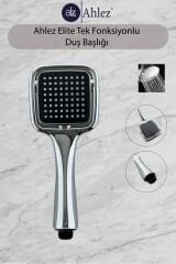 Elite Kare Duş Başlığı + Duş Hortumu + Vakum Mafsal Duş Takımı Duş Seti