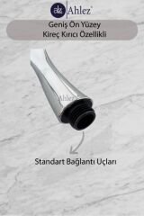 Elite Kare Duş Başlığı + Pvc Duş Hortumu + Vakum Mafsal Duş Takımı