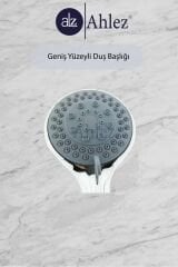 Pena 5 Fonksiyonlu Duş Başlığı + Pvc Duş Hortumu + Vakumlu Mafsal Duş Sistemi