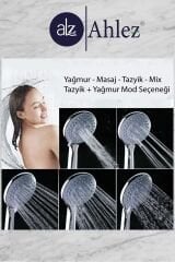 Pena 5 Fonksiyonlu Duş Başlığı Vakum Mafsal Duş Hortumu Duş Takımı Seti