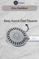 Tondo 5 Fonksiyonlu Duş Başlığı Poşetli El Duşu